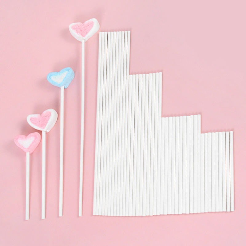 100 шт., палочки для леденцов  – обзор и цена Cotton Candy Cone